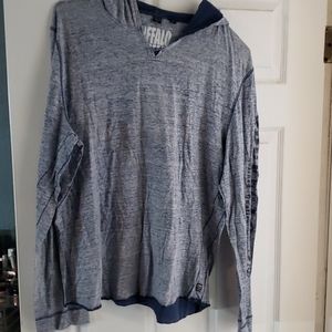 Buffalo david bitton blue long sleeve shirt